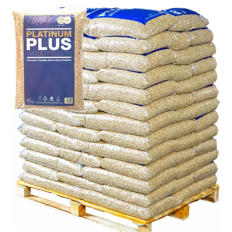 Platinum Plus 6mm Wood Pellets 975Kg