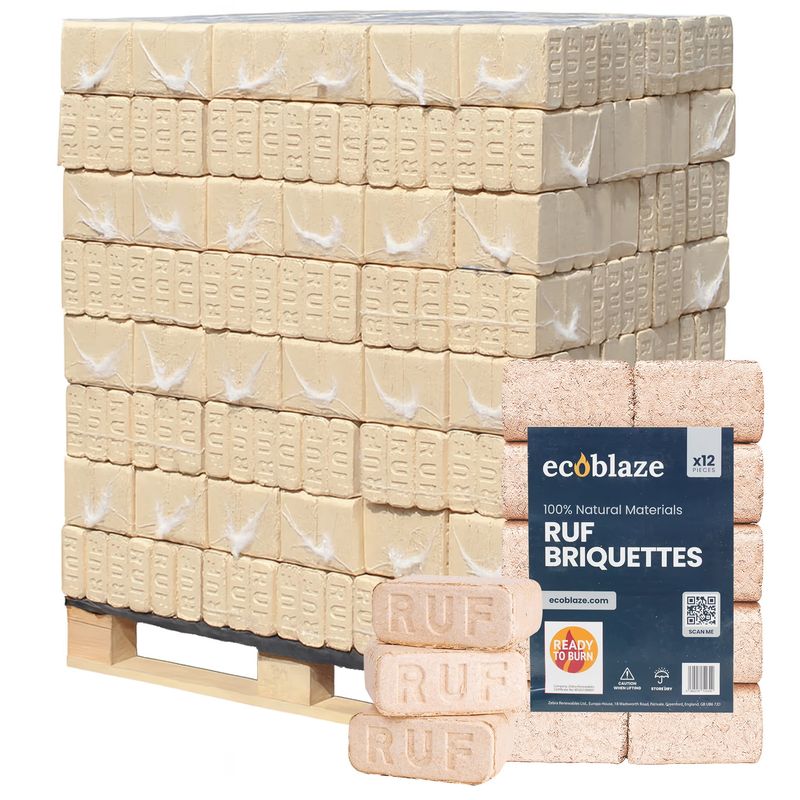 Ecoblaze RUF Fire Blocks - 96 Packs
