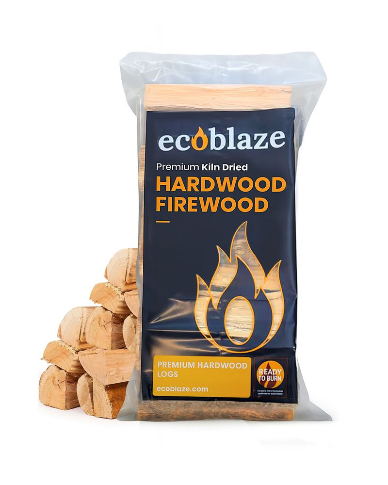 Premium Kiln Dried Hardwood Firewood - 20l Plastic Bags - 1 Bag