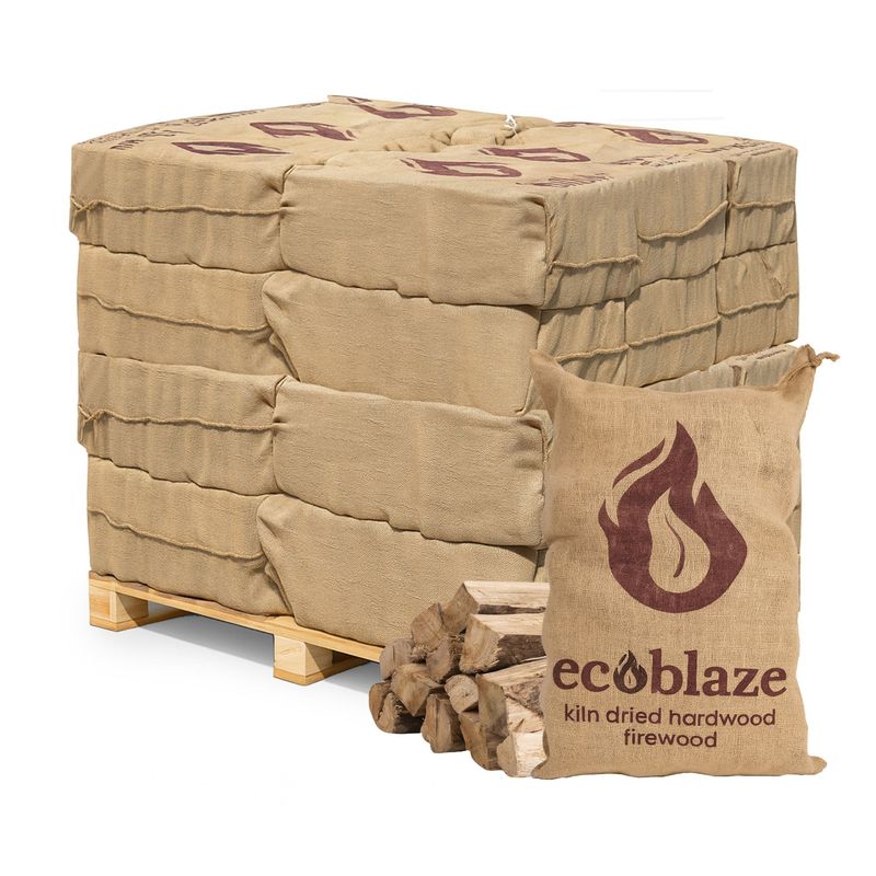 Ecoblaze Kiln Dried Premium Hardwood Firewood - 24 Hessian Sacks