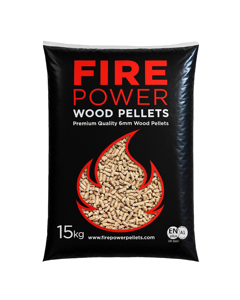 Firepower Wood Pellets - 1 Bag (15 kg)
