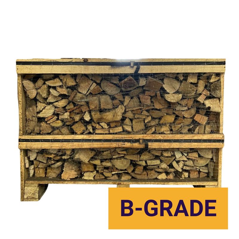 Kiln Dried Premium Hardwood Firewood Standard Crate B-Grade