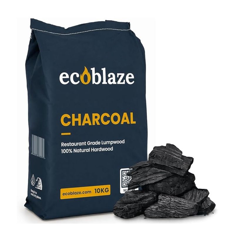 Ecoblaze Restaurant Grade Lumpwood Charcoal - 1 bag 10 kg