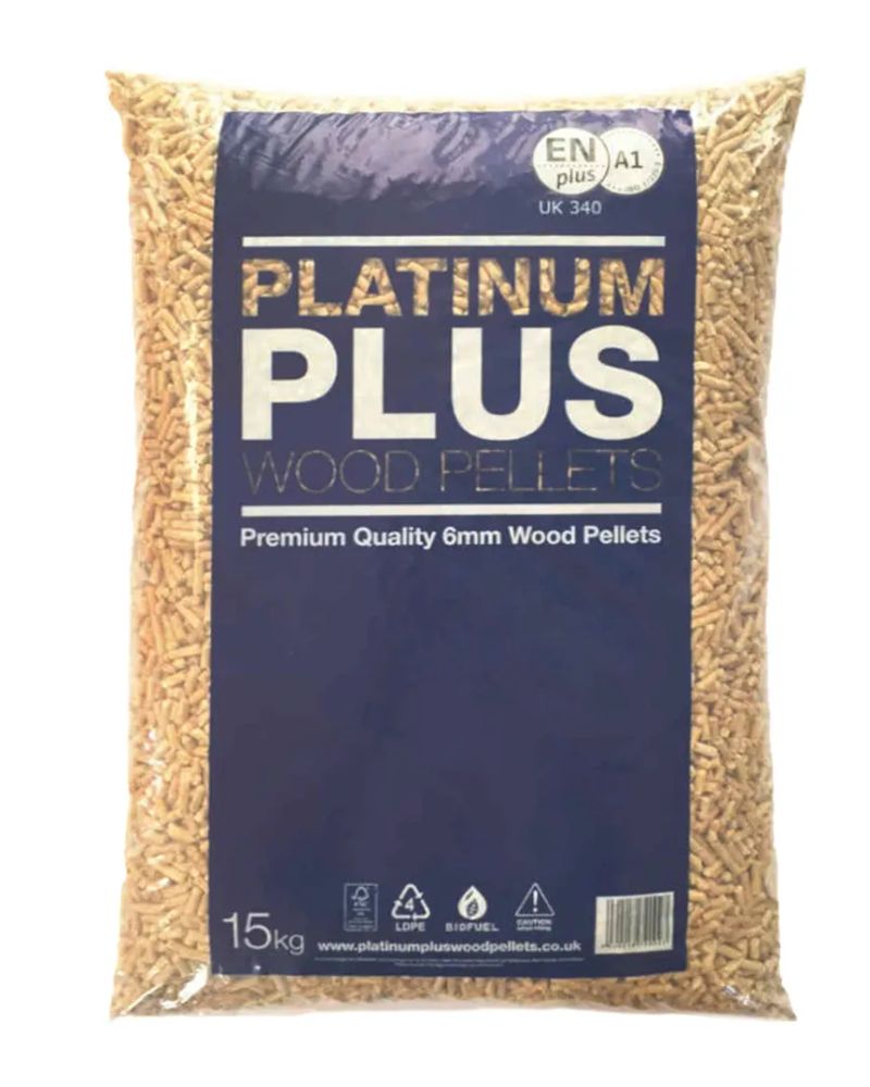 Platinum Plus Wood Pellets 1 Bag (15Kg)