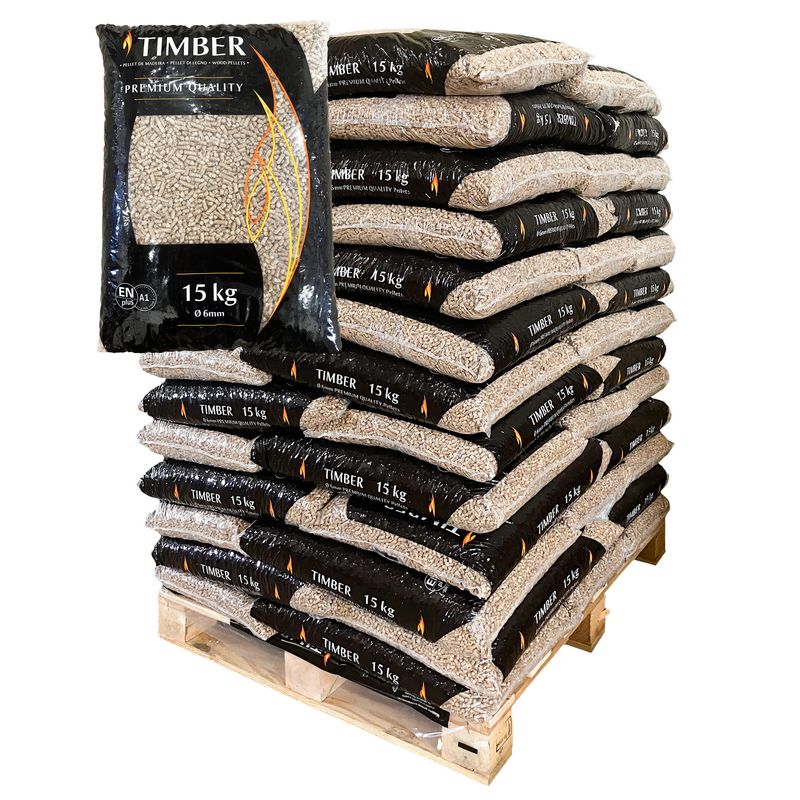 Timber 6mm Wood Pellets - 975kg
