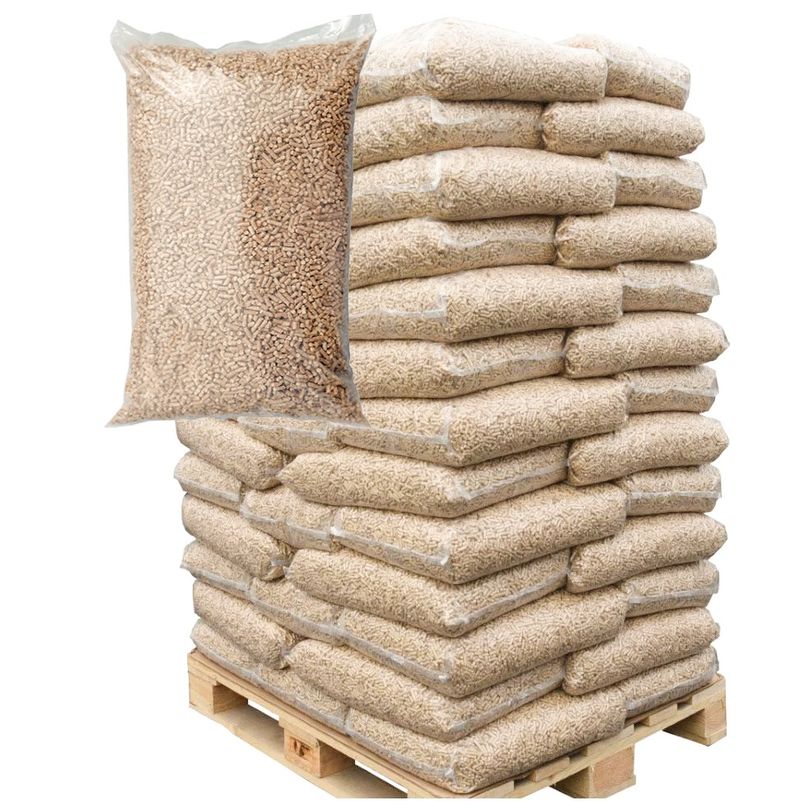 Unbranded 6mm Wood Pellets 975 kg